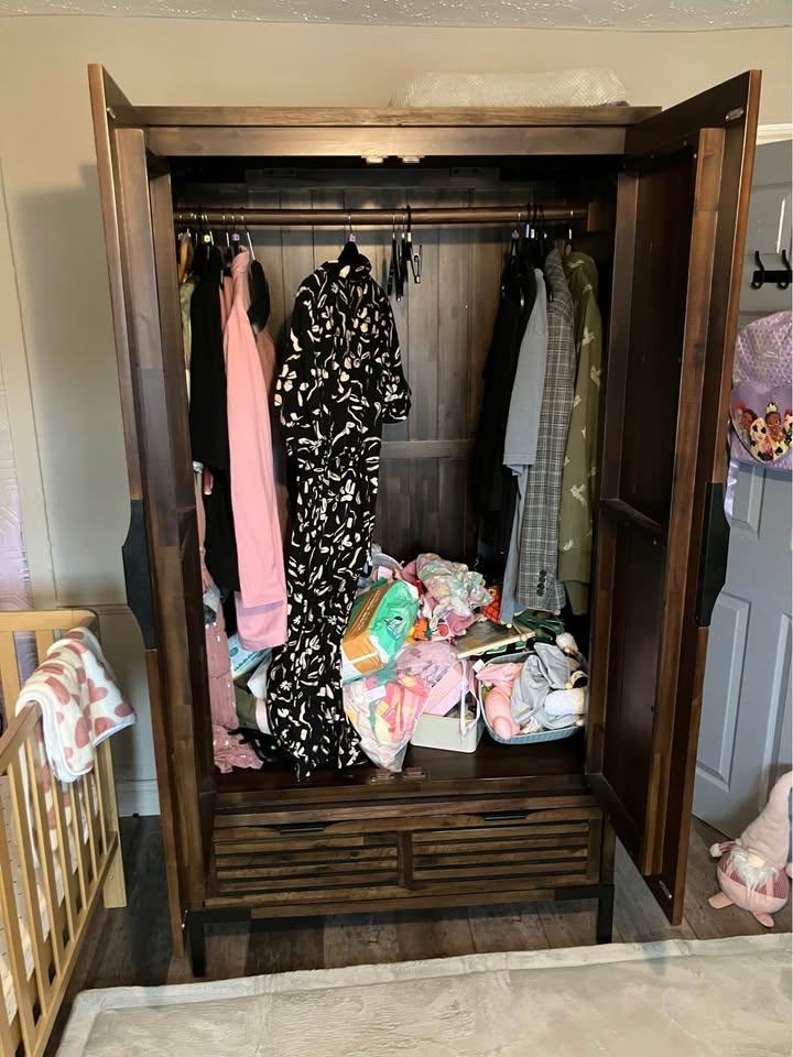 £225 Oak Furnitureland Wardrobe Hardwood EXCELLENT CONDITION - LINCOLN LN2 - NEED GONE