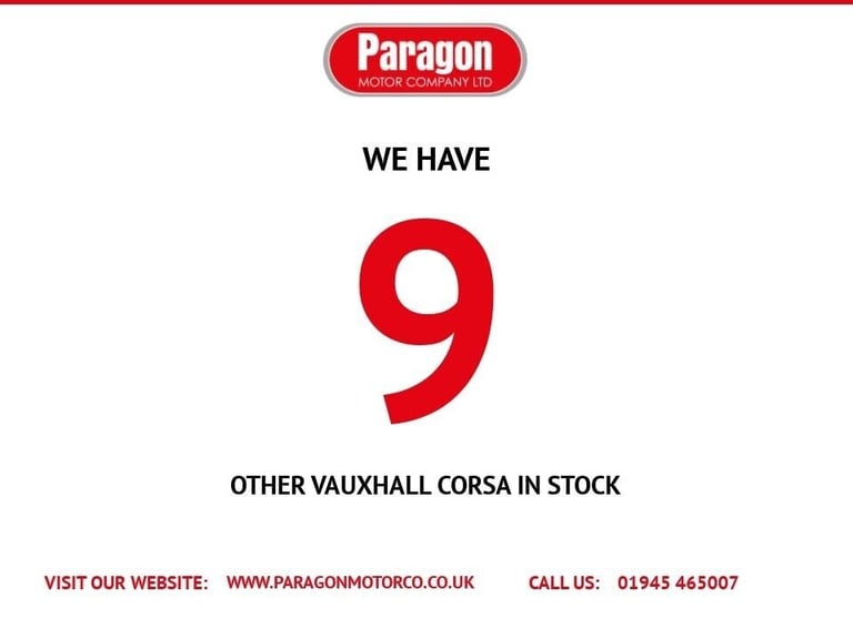 2015 Vauxhall Corsa 1.2i Limited Edition Hatchback 3dr Petrol Manual Euro 6 (70 ps) Hatchback Pet...