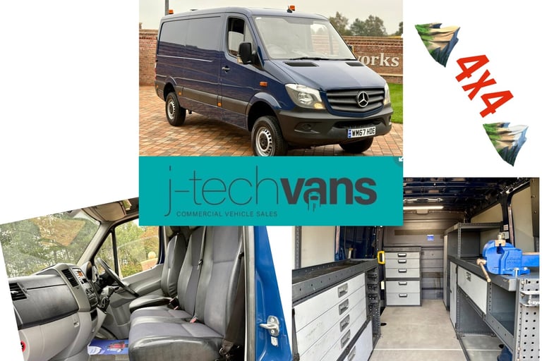 image for 2018 Mercedes-Benz Sprinter 3.5t High Roof Van 4x4 PANEL VAN Diesel Manual