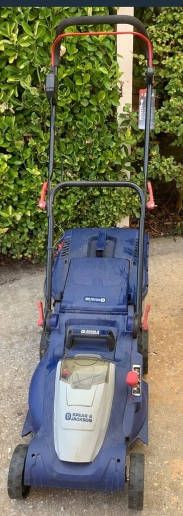 image for Small Spear & Jackson  battery operated lawnmower