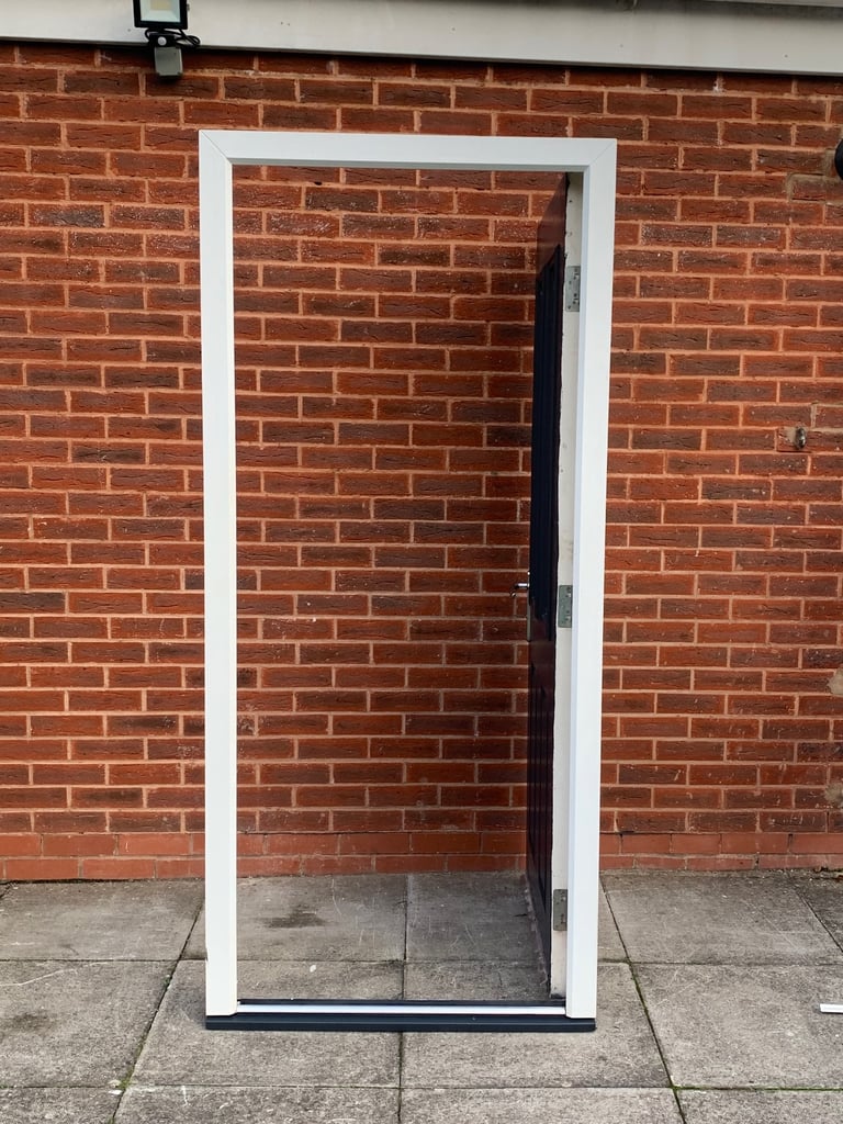 DOUBLE GLAZED COMPOSITE BACK DOOR IN ANTHRACITE GREY 92.5cm WIDE 207cm HIGH Can Deliver