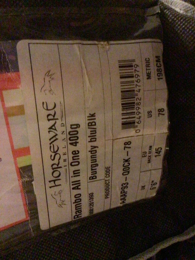 Burgundy Rambo Horse Rug