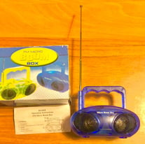 CHILDS NEW BOOM BOX RADIO WITH AERIAL