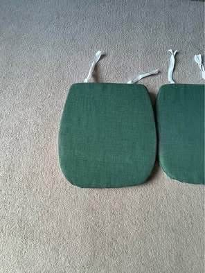 Chair pads with ties