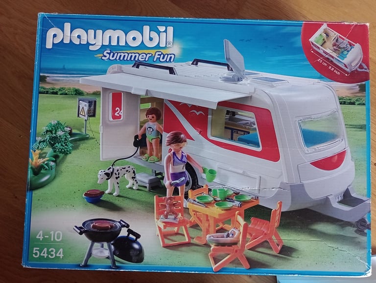 image for Playmobil Caravan Summer fun 5434 for 4-10 years