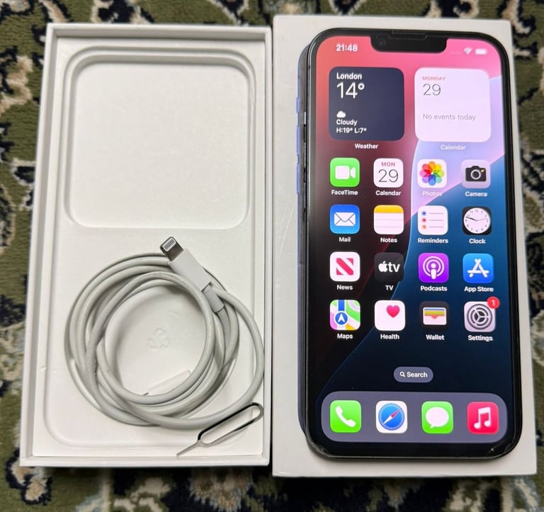 Apple iPhone 14 128 Gb Black Unlocked Brilliant Condition 
