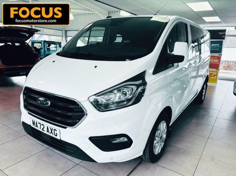 2022 Ford Transit Custom 2.0 300 EcoBlue Limited Crew Van L2 H1 Euro 6 (s/s) 5dr Manual Combi Van...