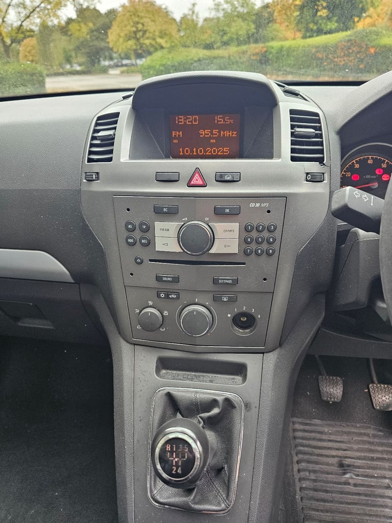 Vauxhall, ZAFIRA, MPV, 2008, Manual, 1598 (cc), 5 doors