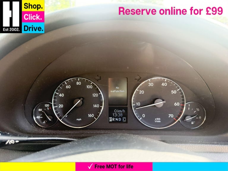  Mercedes-Benz C Class 1.8 C200 Kompressor Elegance SE 4dr Petrol Automatic