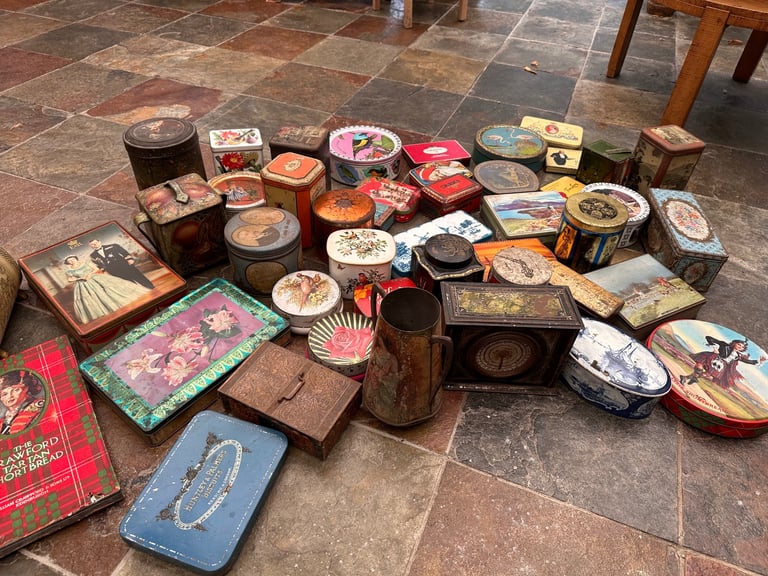 image for Bulk Lot: 45 Vintage Tins 