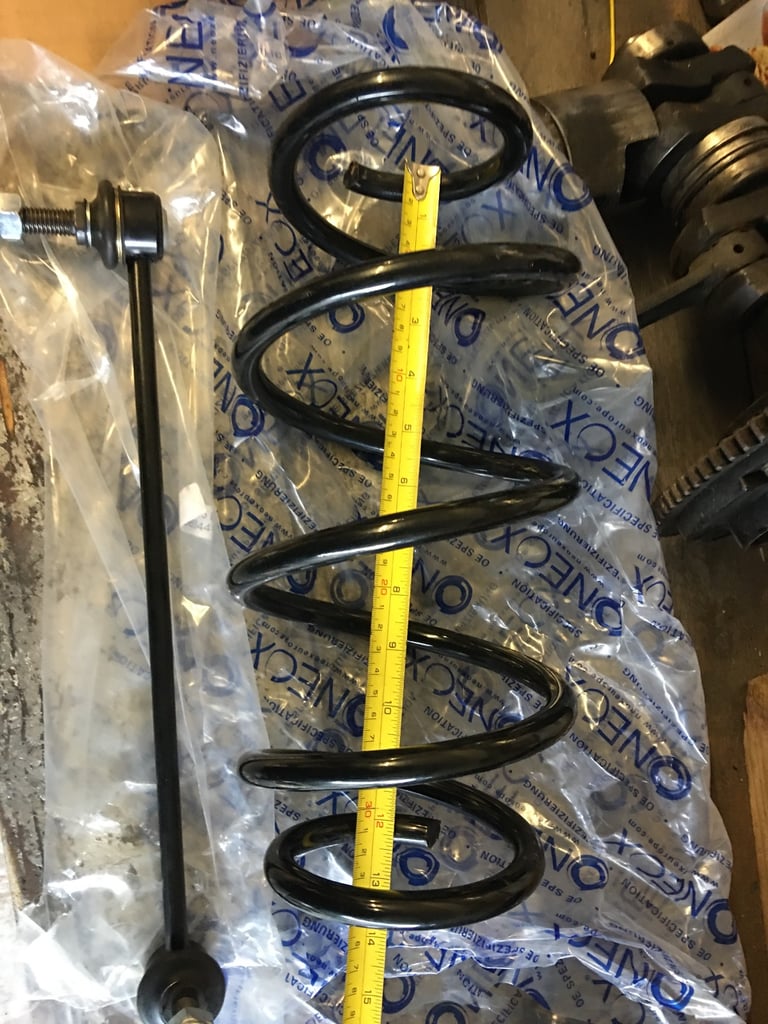 Vw golf Audi A3 seat Leon altea Front Coil Spring & Drop Link Neox sh6323 