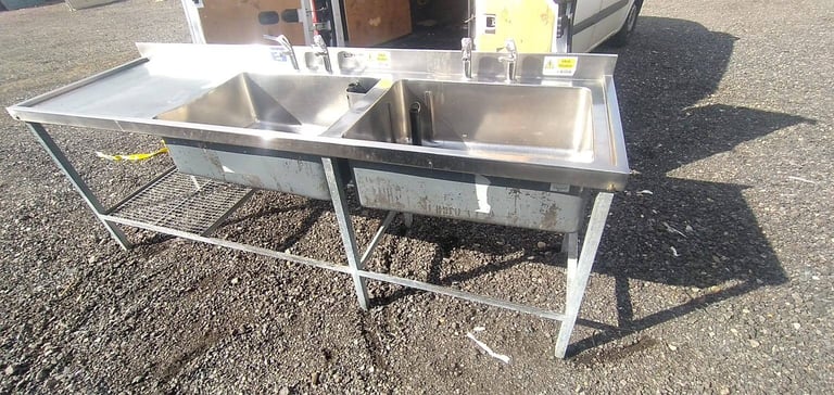 Catering equipment commercial stainless steel single sink restaurant kitchen trailer items 