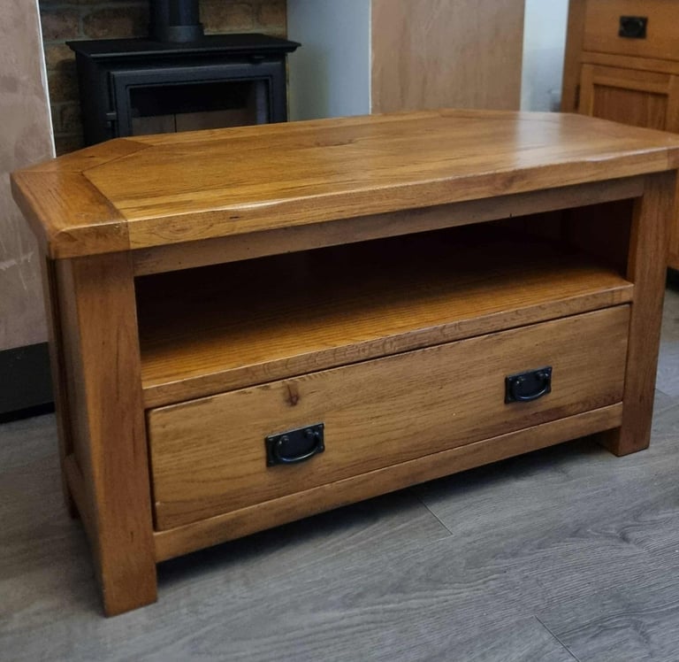 Oak tv unit oak furniture land
