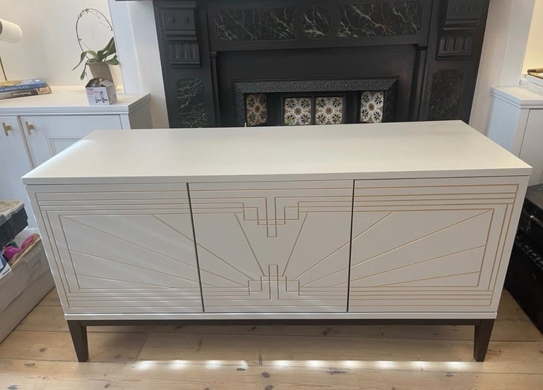 M&S Aztec Cupboard With Matching Side Cupboard - Great Condition Collection Only