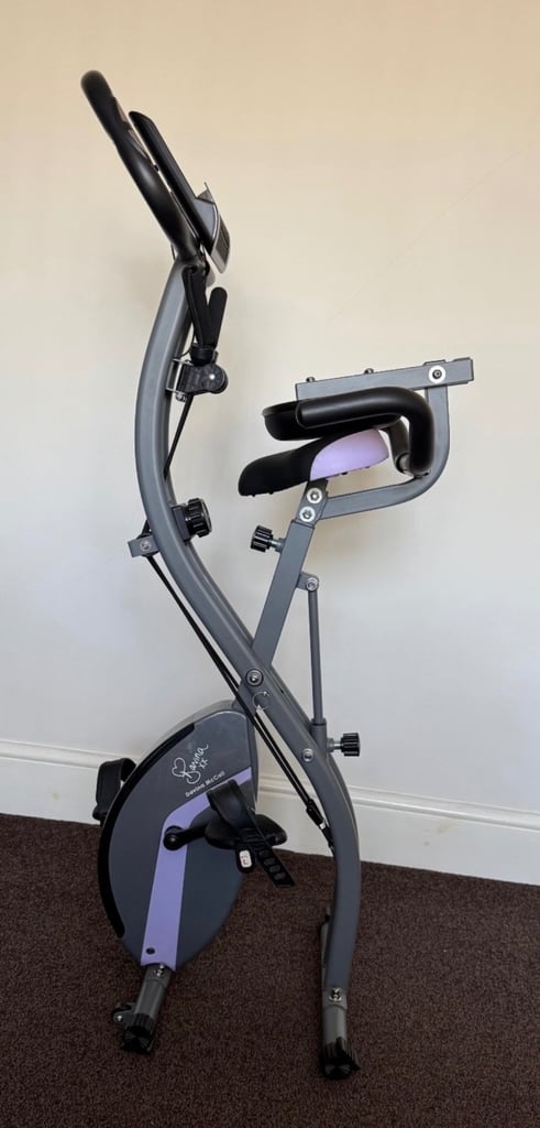 image for Davina McCall Folding Exercise Bike with Resistance Bands