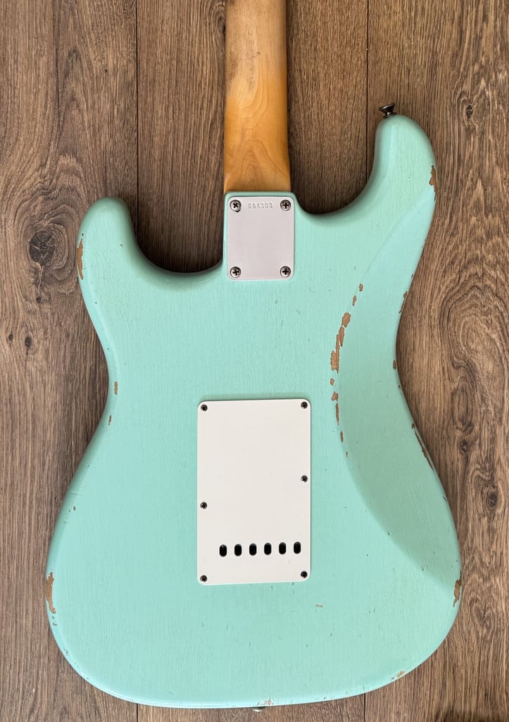 Fender Custom Shop '60 Reissue Stratocaster Relic Surf Green (2015) - Trades