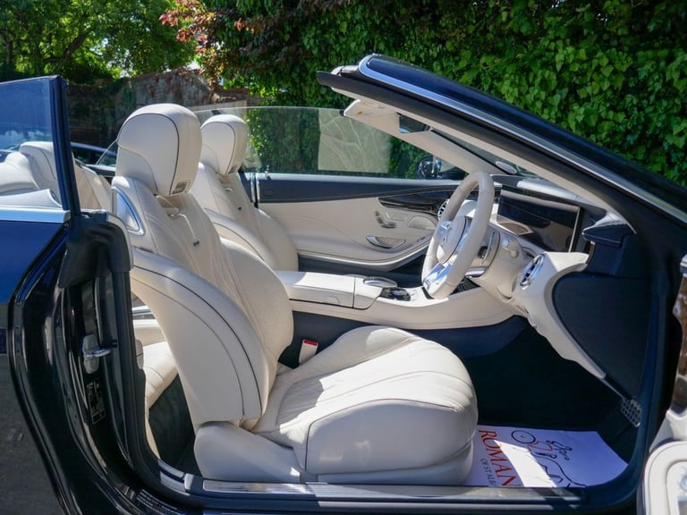 2018 Mercedes-Benz S-Class 4.0 S63 V8 BiTurbo AMG S Cabriolet 2dr Petrol SpdS MCT Euro 6 (s/s) (6...
