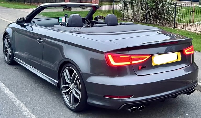 Audi S3 🔥 Convertible 2.0 16v Turbo charged 300 bhp Dsg automatic Nav tech pack model (2016 16)