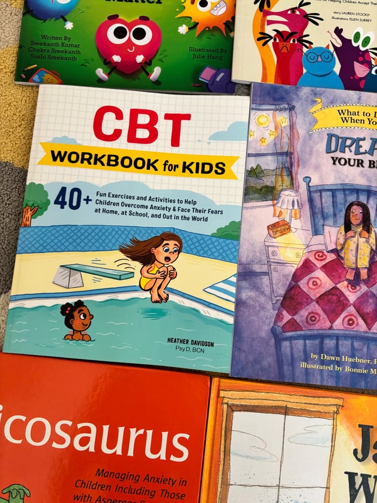 Set of Anxiety/Autism/ Emotional books