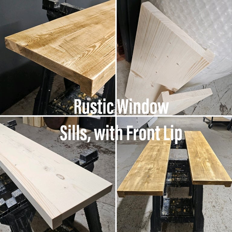 image for Rustic Window Sills, with Front Lip