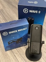 Elgato Wave 3 Gaming Microphone + Shockmount