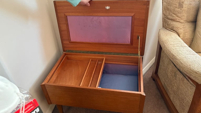 image for 1960’s vintage sewing box 