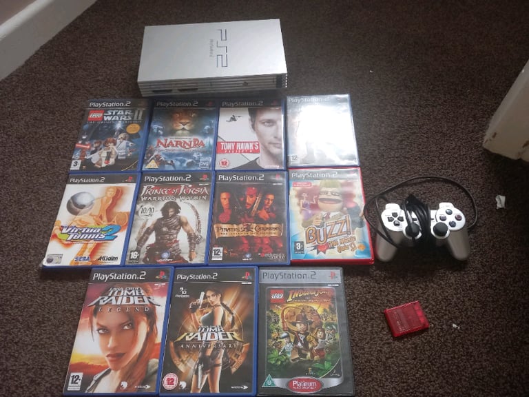 Ps2 console with games bundle 