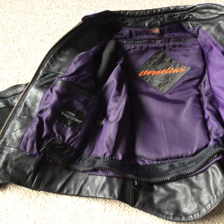 Motorcycle Jacket Leather (Ladies). £20.00