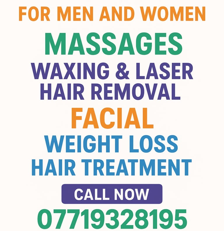 Offers All treatments for men and women 