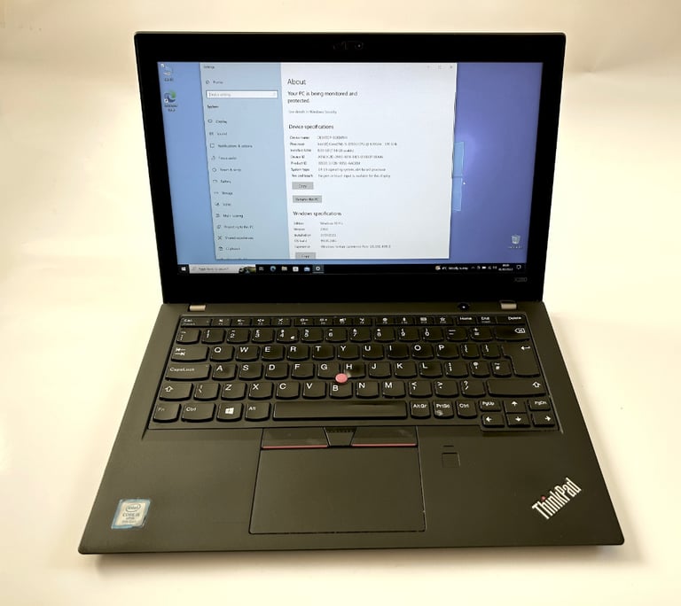 Lenovo ThinkPad X280 Intel Core i5 8th Gen 8GB RAM 256 SSD Windows 10 Pro Laptop Notebook