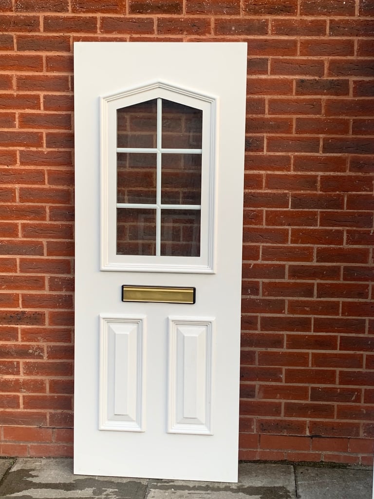 UPVC DOUBLE GLAZED DOOR PANEL IN FILL CARD 682mm WIDE 1762mm HIGH CAN DELIVER