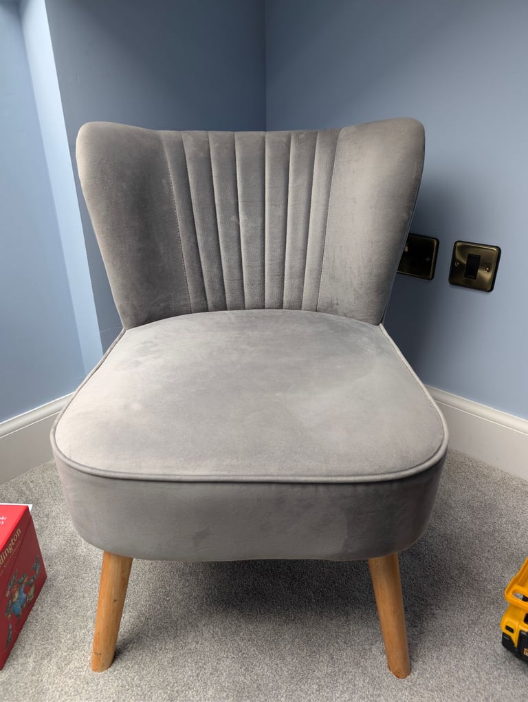 image for Grey Scallop occasional chair