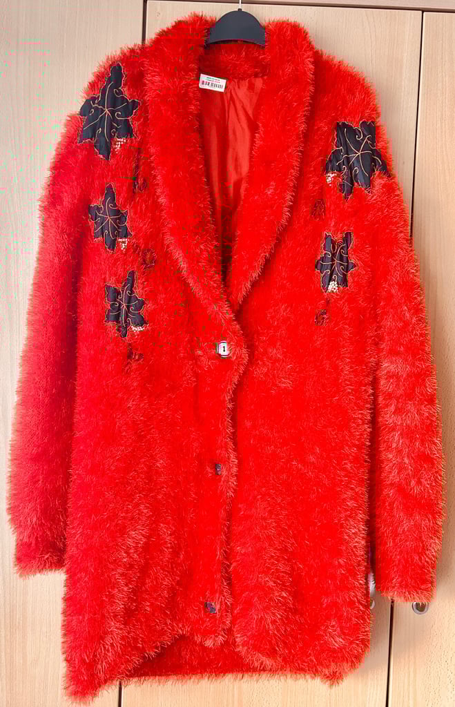 image for Vintage Darler Heide Size 12 Button Up Red Coat