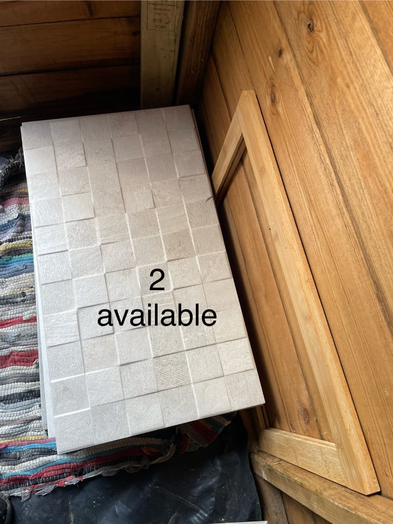 Porcelonosa tiles left over from bathroom project