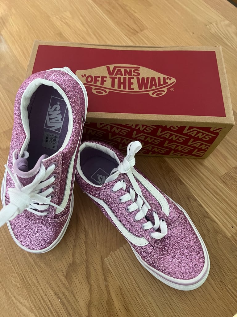 image for VANS OLD SKOOL £19 GLITTER LILAC  NEW 