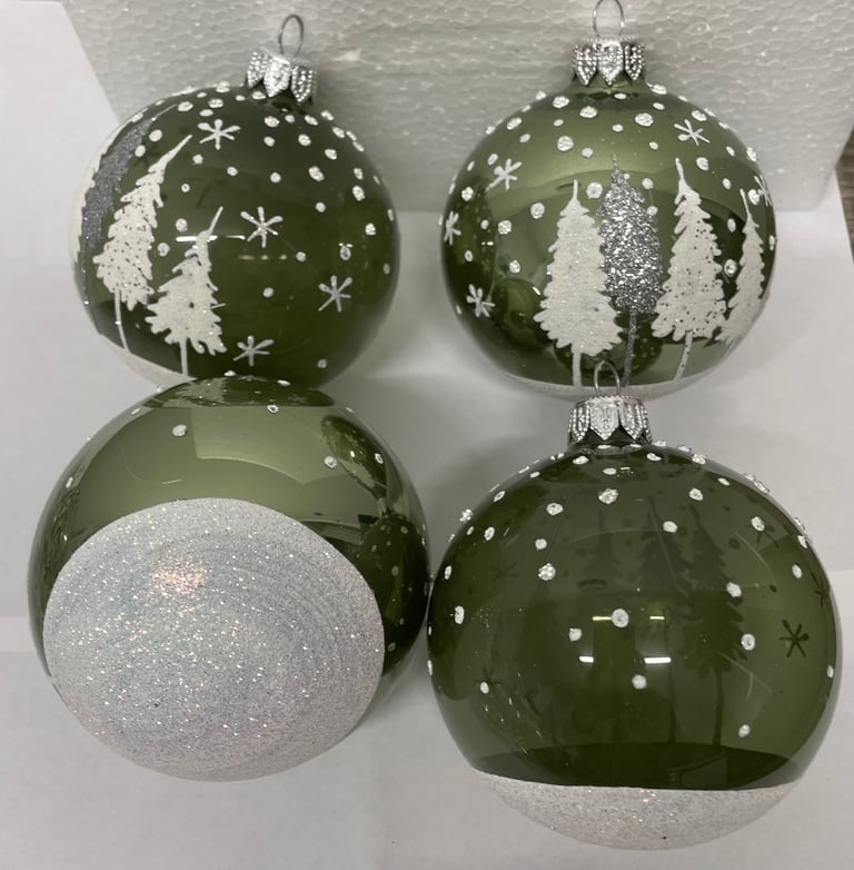 image for Xmas glass baubles 