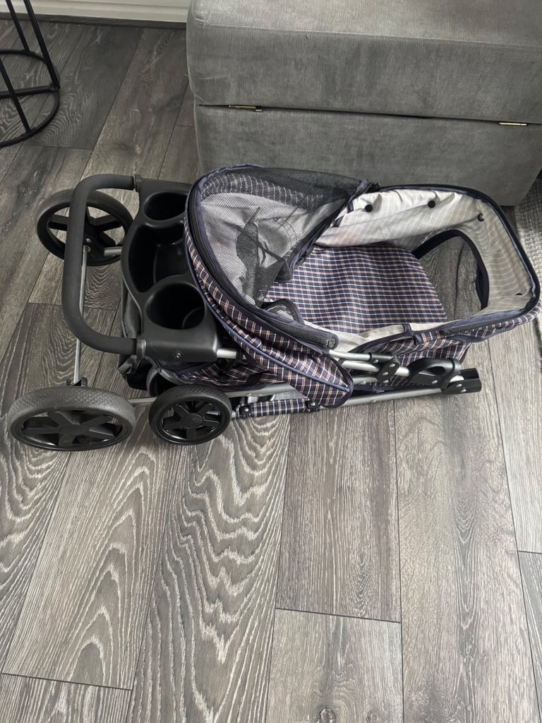 Dog Pram Compact Foldable Puppy Cat Buggy Manchester Stroller