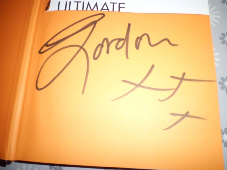 SIGNED GORDON RAMSAYS BOOK