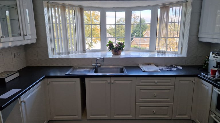 White kitchen with appliances