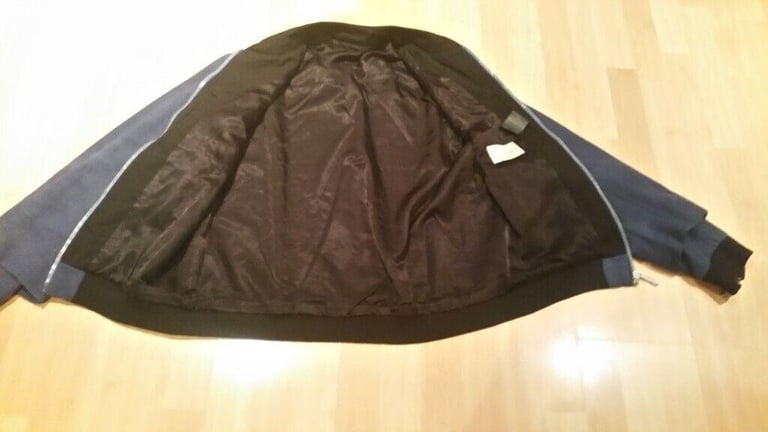  Rare Vintage 90's Designer BALENCIAGA PARIS Stylish Wool & Silk Warm Bomber Jacket. Size : 54 ( S )