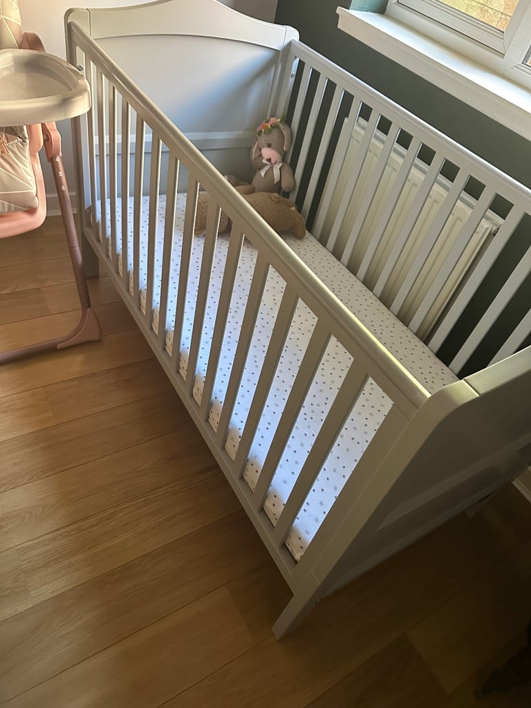 Light grey cot