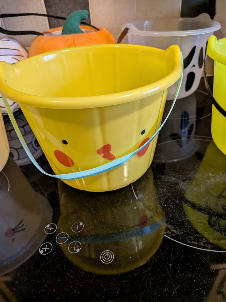 Halloween and easter buckets 