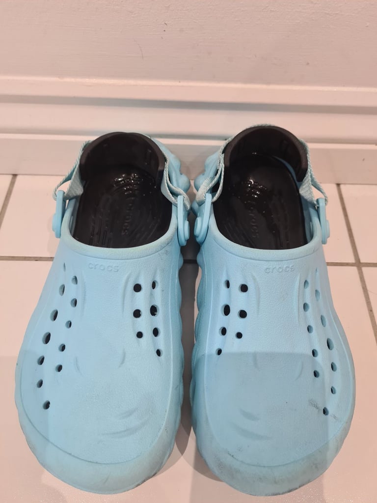 image for Junior Blue Crocs UK size 4