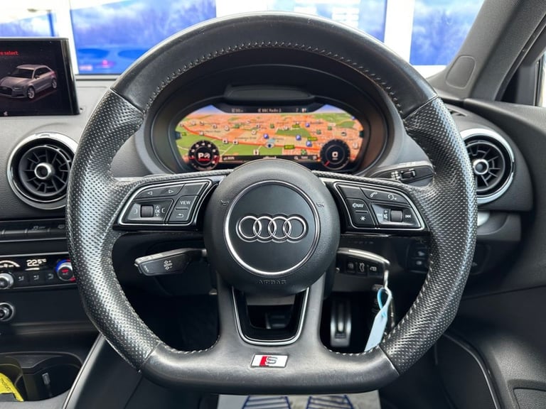 2018 Audi S3 2.0 TFSI Black Edition Sportback 5dr Petrol S Tronic quattro Euro 6 (s/s) ( Hatchbac...