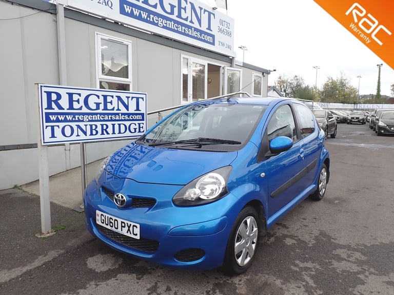 2010 Toyota Aygo 1.0 VVT-i Blue Hatchback 5dr Petrol Manual Euro 4 (67 bhp)