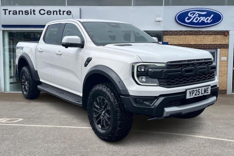 2025 Ford Ranger Raptor AUTO 3.0 EcoBoost V6 292ps 4x4 Double Cab, TOW BAR, SAT NAV Automati Pick...