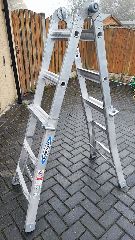 NEW Werner Telescopic Combi 4x3 Ladder