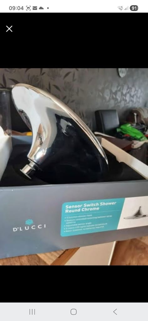BRAND NEW D'LUCCI ITALIAN SHOWER HEAD 