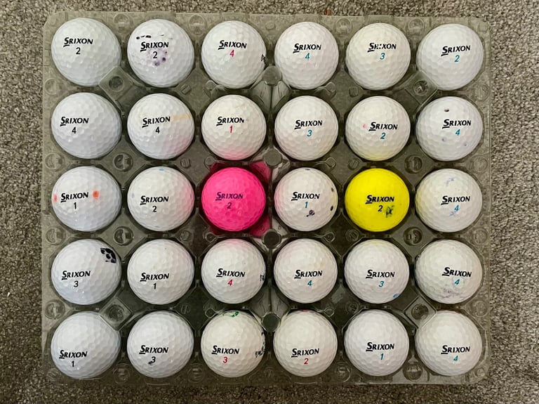Srixon grade B - Used golf balls