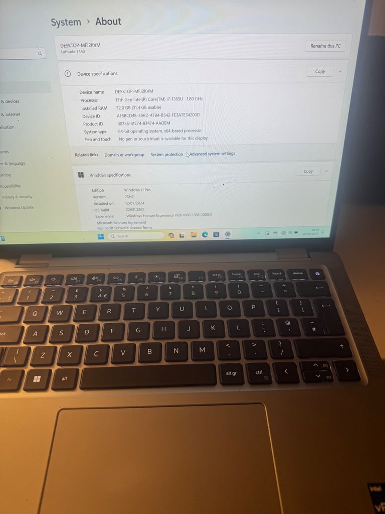 image for DELL LATITUDE 7440 – 13th Gen i7 | 32GB RAM | 512GB SSD | PRO SUPPORT WARRANTY